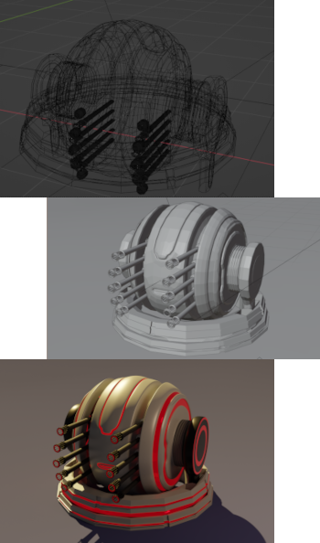 Conception d'une tourelle à canons