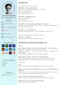 Téléchargement du CV de Baptiste VERRIER